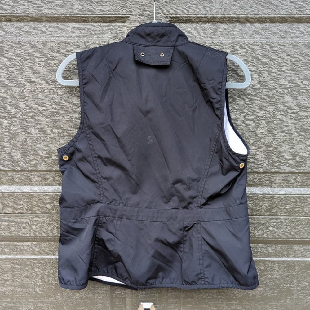 VINTAGE Lauren Ralph Lauren Reversible Embroidered Crest Zipper Vest, RARE - Picture 7 of 10